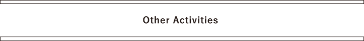 Other Activities